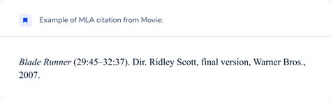 How to Cite a Movie in MLA .